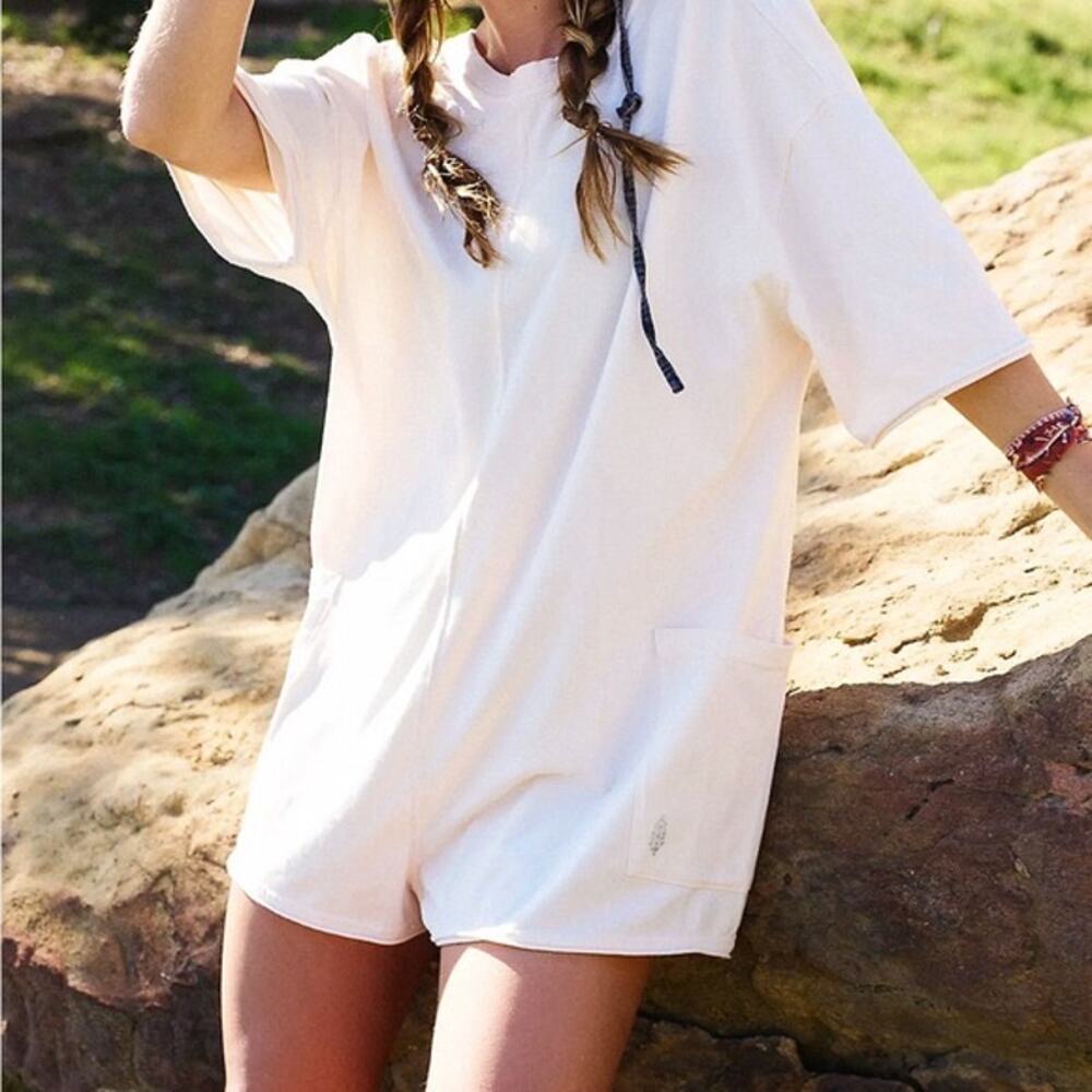 Free People FP Movement Hot Shot Tee Romper